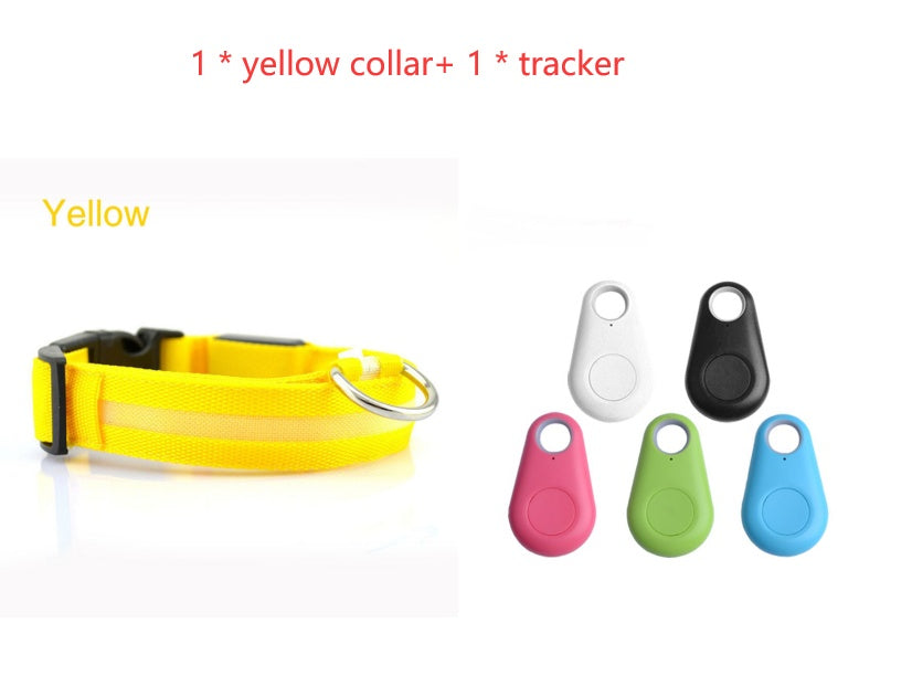 Safety Dog LED Collar – USB Rechargeable, Adjustable Light-Up Pet Collar for Night Walking | Free Shipping