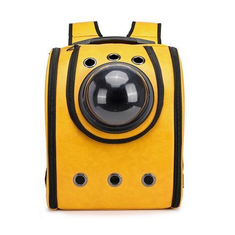 Leather pet carry backpack capsule | Free Shipping