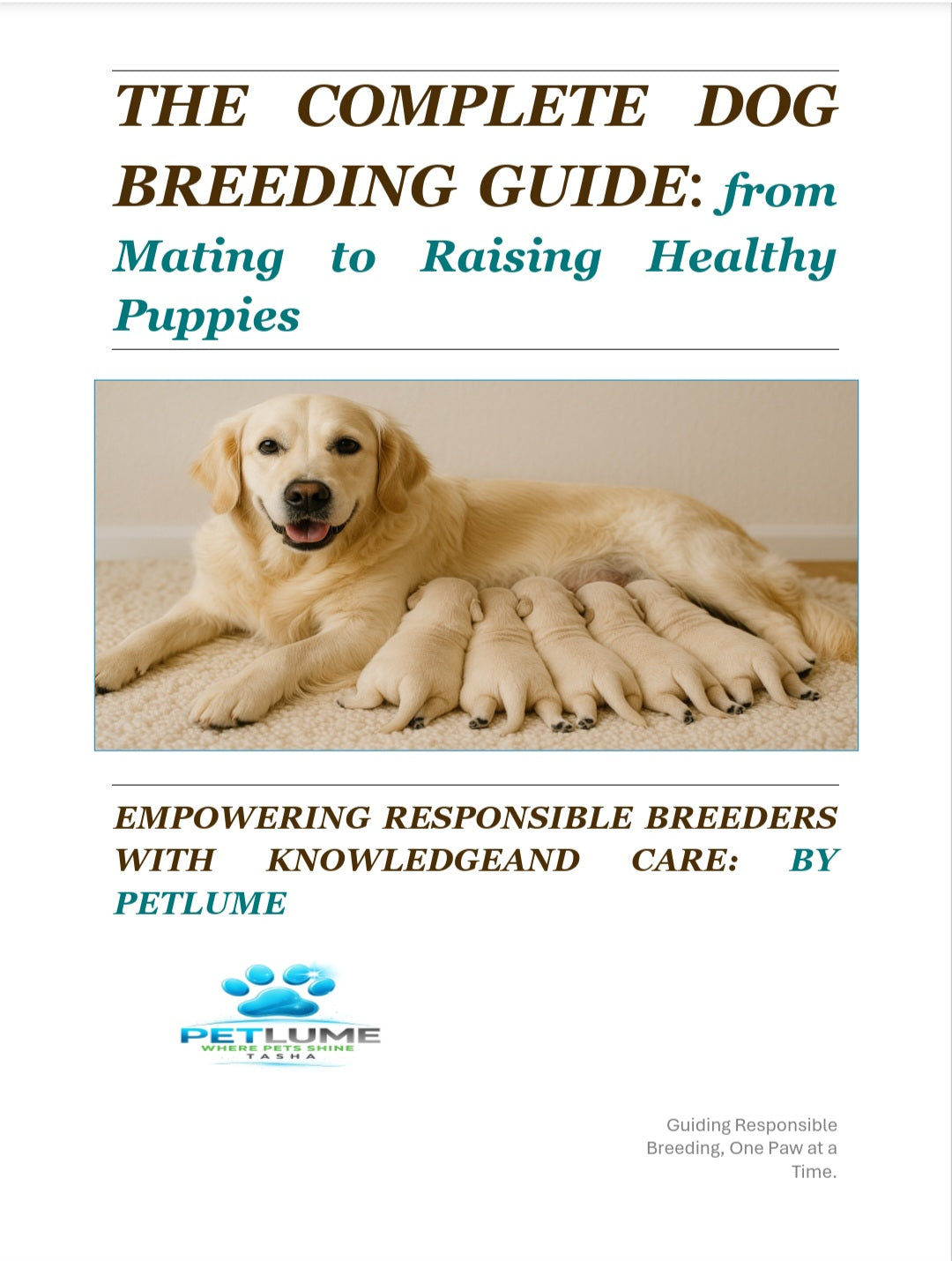 Complete Breeding Guide for Dogs - Petlume Digital Book