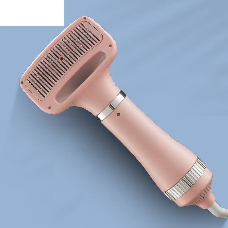 Pet hair dryer grooming tool for dogs with low noise design