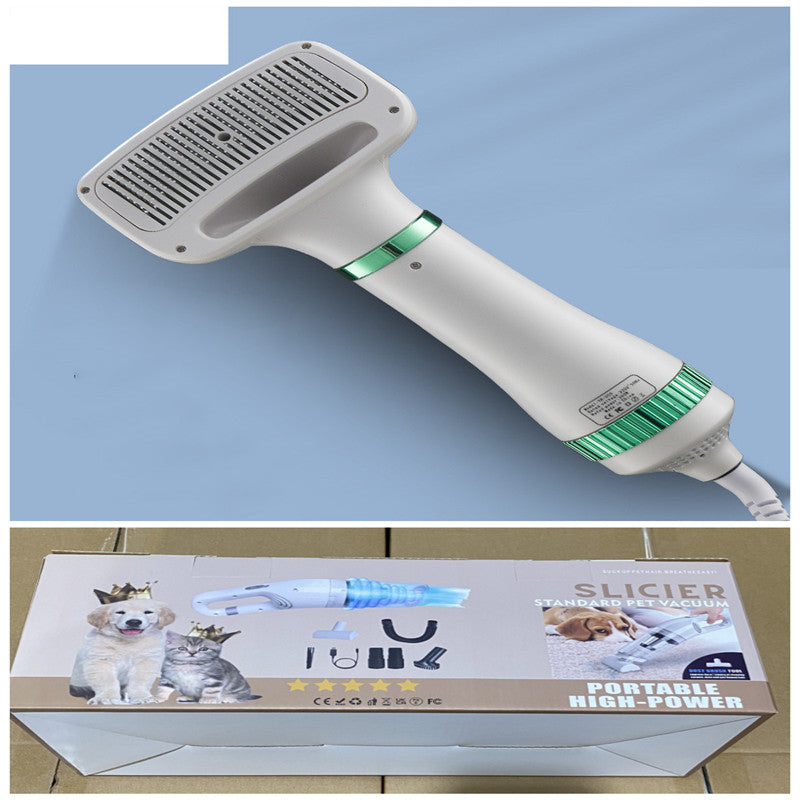 Pet hair dryer grooming tool for dogs with low noise design