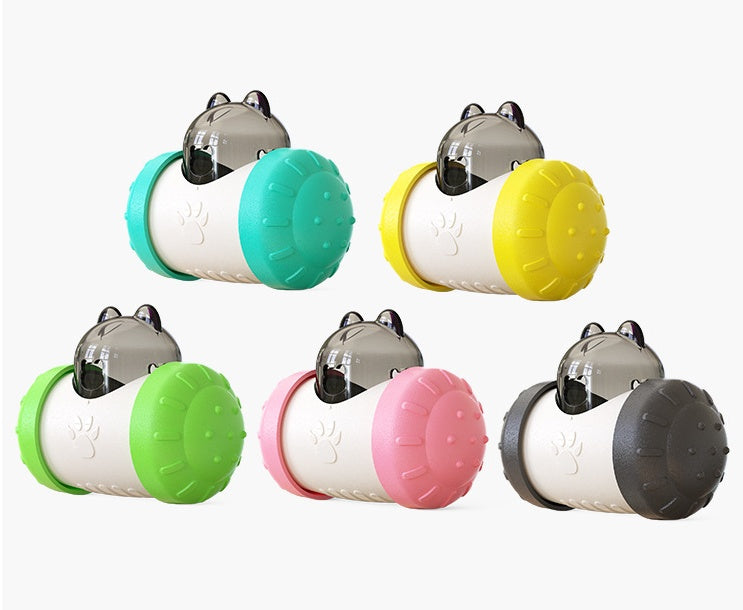 “Interactive treat dispensing toy for dogs and cats”
“Slow feeder rolling toy for pets”
“Food leaking wheel toy for dogs”
“Cat and dog treat puzzle toy”
“Pet intelligence training toy roller