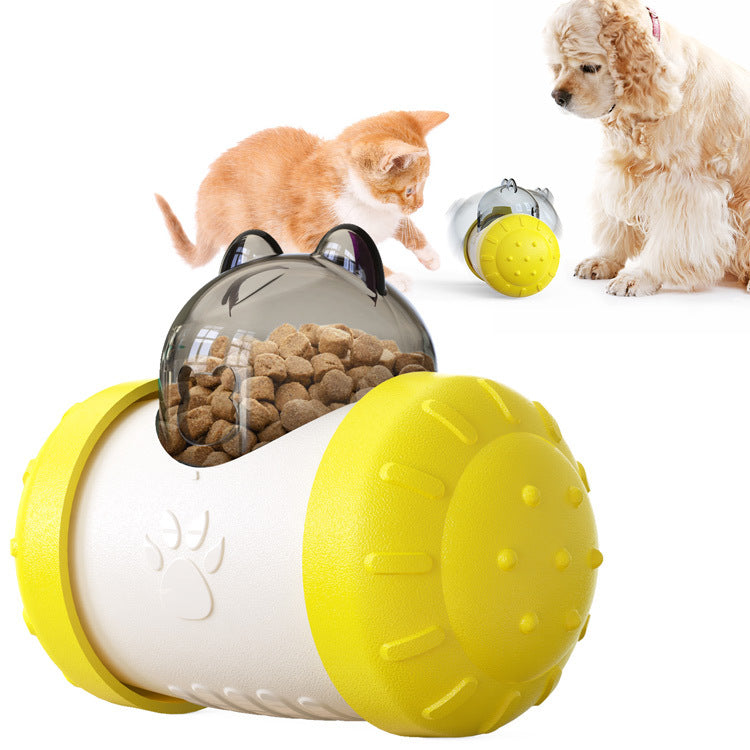 Interactive Treat Dispensing Pet Toy – Slow Feeder Roller for Dogs & Cats | Free Shipping