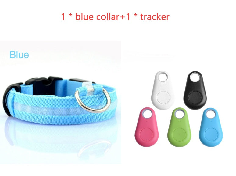 Safety Dog LED Collar – USB Rechargeable, Adjustable Light-Up Pet Collar for Night Walking | Free Shipping
