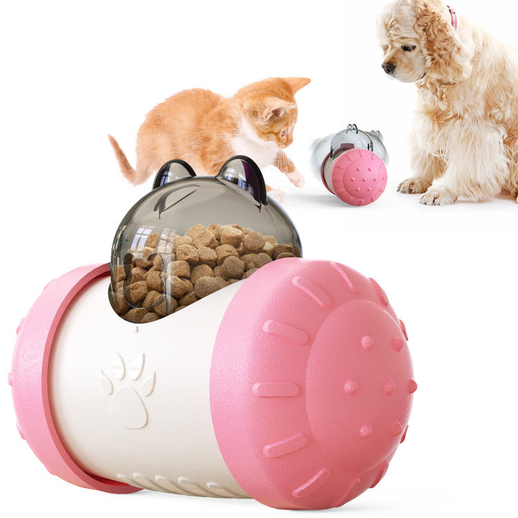 Interactive Treat Dispensing Pet Toy – Slow Feeder Roller for Dogs & Cats | Free Shipping