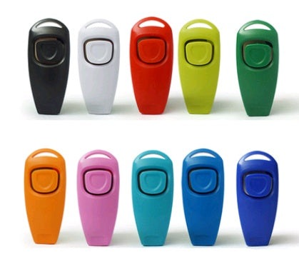 "2-in-1 dog training ring and whistle combo for obedience and recall training"