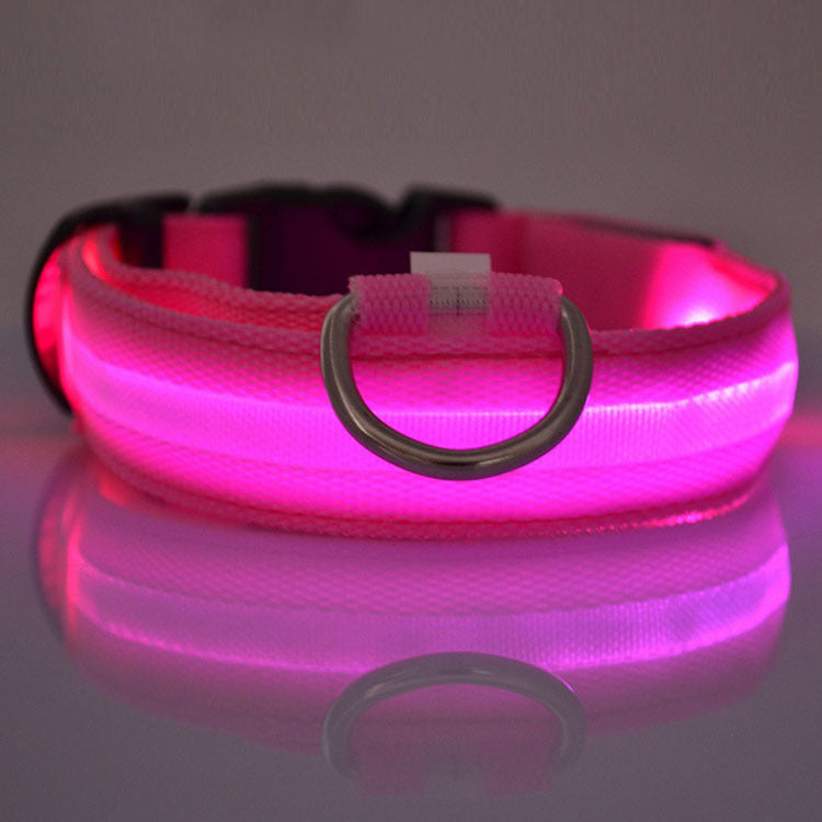 1️⃣ “LED dog safety collar glowing at night”
2️⃣ “USB rechargeable light-up dog collar in multiple colors”
3️⃣ “Adjustable LED pet collar for night walking”
4️⃣ “Dog wearing illuminated LED collar outdoors”

