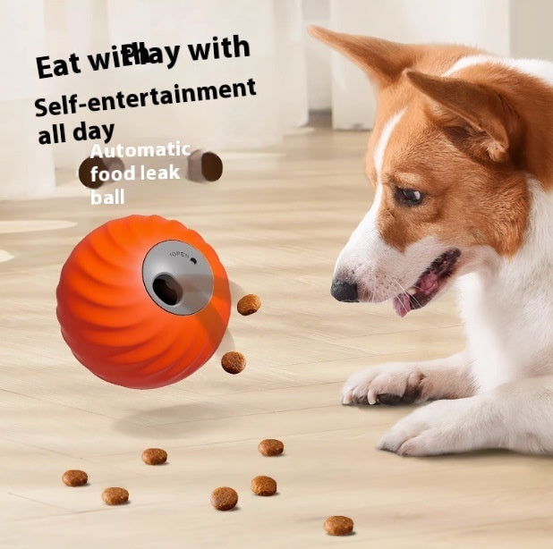 nteractive Food Dispensing Puzzle Ball – Electric Feeding Toy for Dogs & Cats | Free Shipping