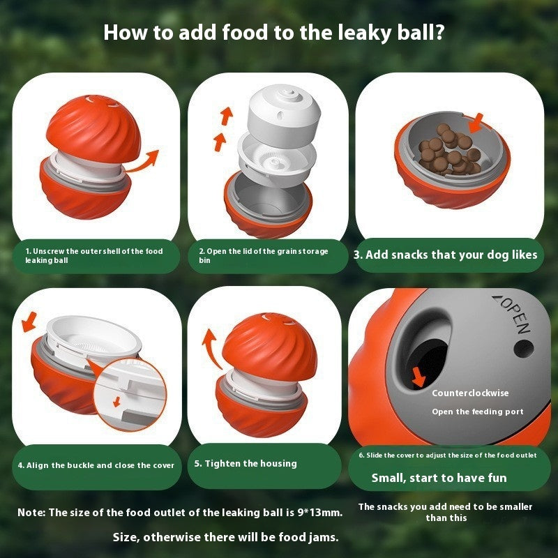 nteractive Food Dispensing Puzzle Ball – Electric Feeding Toy for Dogs & Cats | Free Shipping