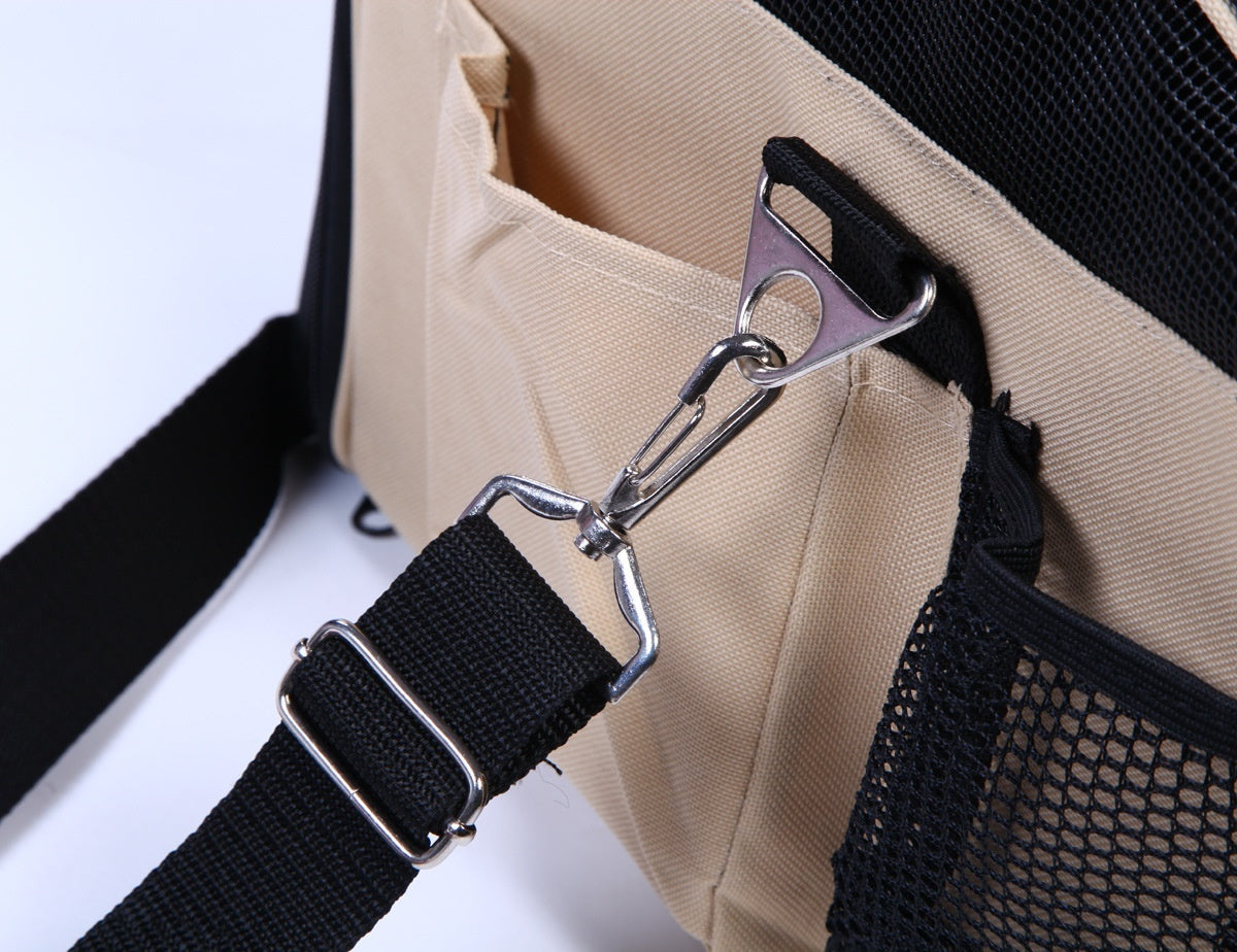 "Petlume pet car travel bag - portable crossbody carrier for dogs & cats"