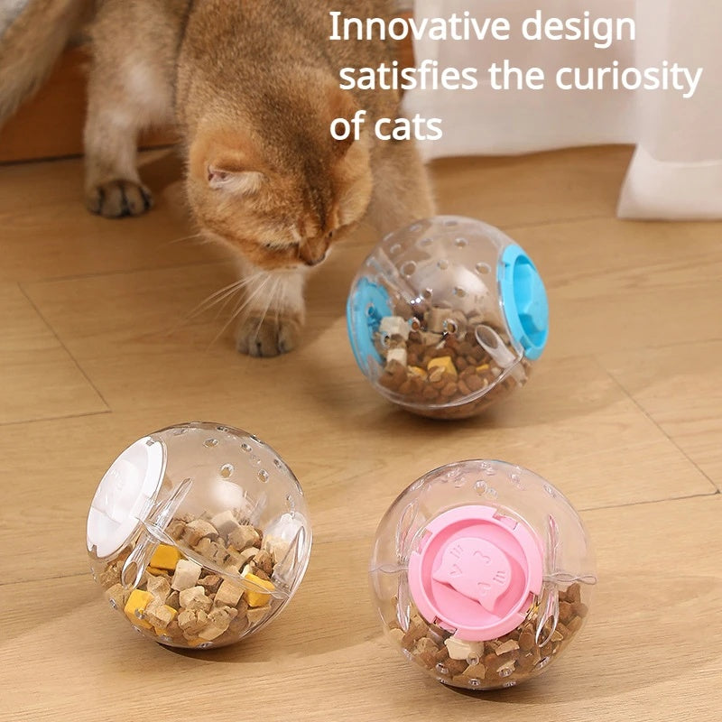 "Petlume interactive slow-feeding treat balland food dispenser toy for dogs and cats"