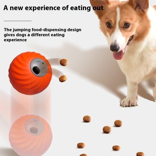 nteractive Food Dispensing Puzzle Ball – Electric Feeding Toy for Dogs & Cats | Free Shipping