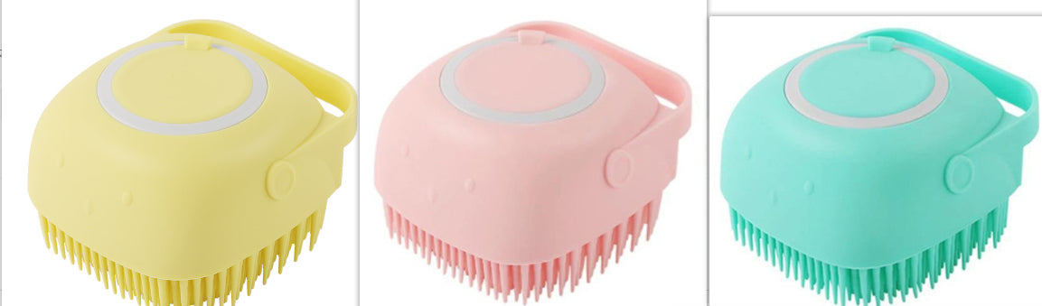 Premium Silicone Dog Bath Brush – Deep Cleaning & Deshedding Grooming Tool | Free Shipping