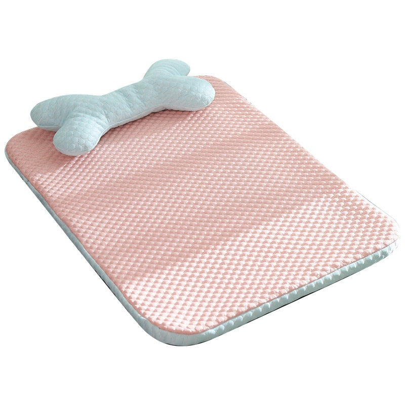 rtable summerdog mat for small pets, cooling and moisturre ad for hot weatherproof