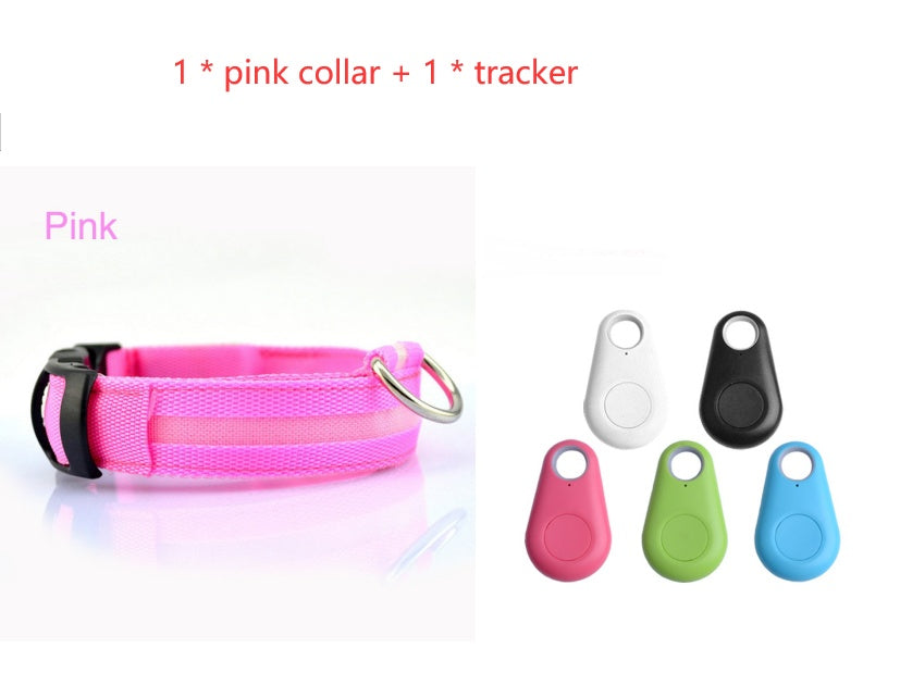 Safety Dog LED Collar – USB Rechargeable, Adjustable Light-Up Pet Collar for Night Walking | Free Shipping
