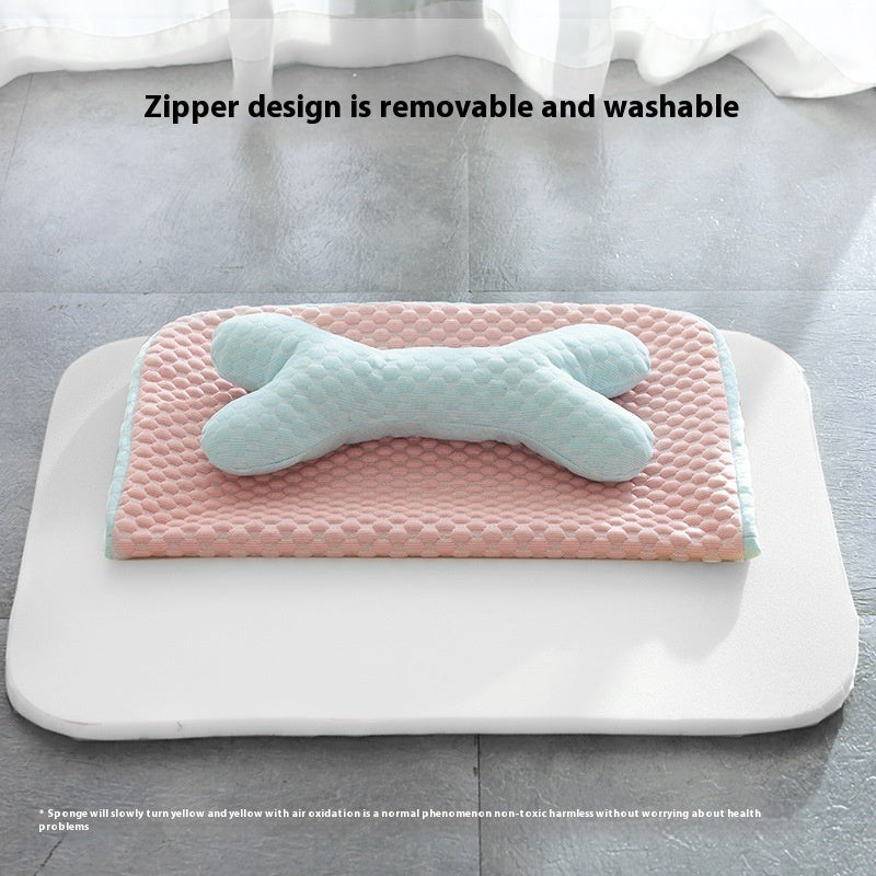 rtable summerdog mat for small pets, cooling and moisturre ad for hot weatherproof