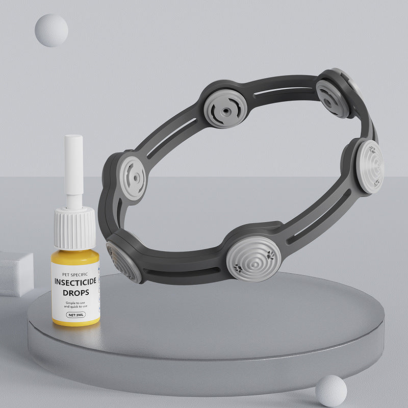 Anti-flea and anti-tick collar for dogs and cats – long-lasting insect repellent pet collar.